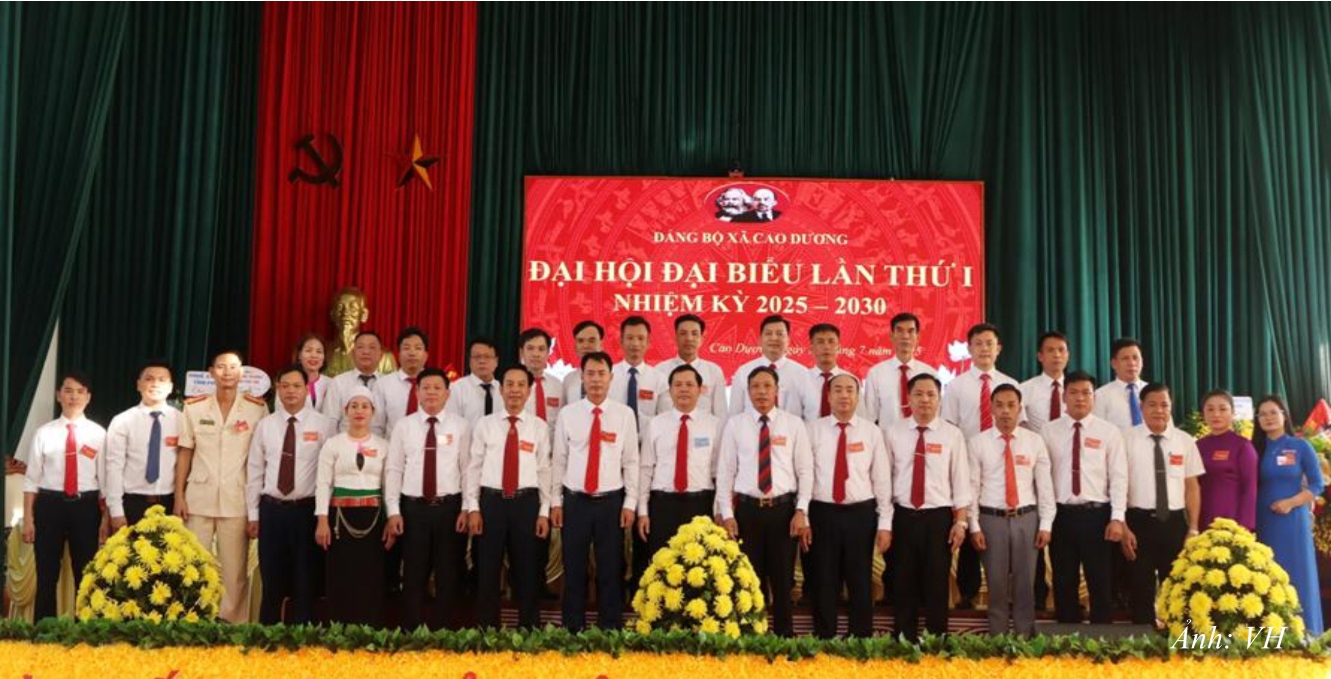 DT1. Đại hội đại biểu Đảng bộ xã Cao Dương lần thứ I, nhiệm kỳ 2025-2030 đã thành công tốt đẹp