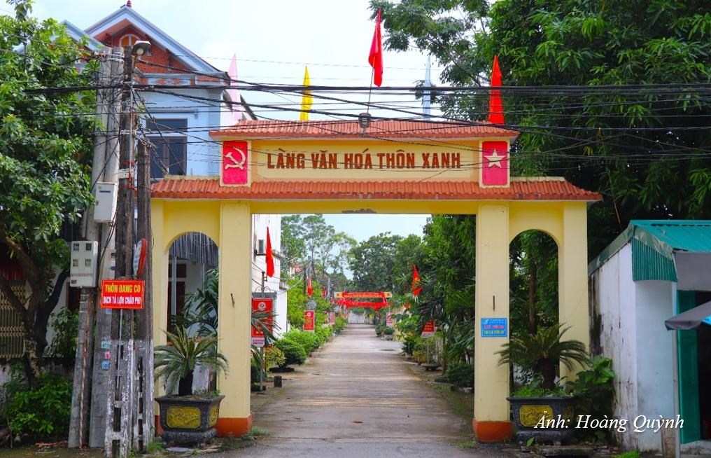 NT41. Cổng làng Văn hóa thôn Xanh