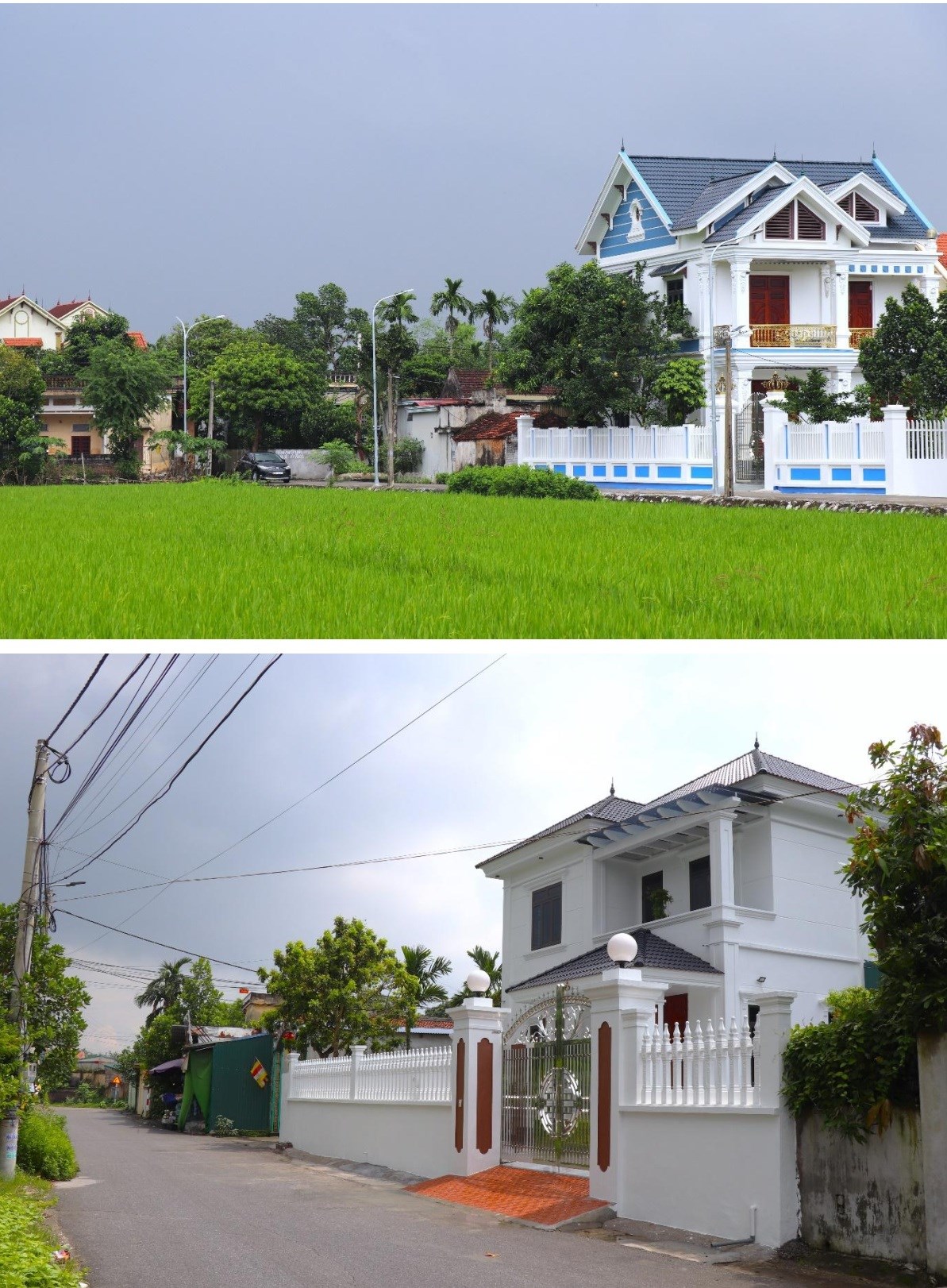 GN35. Những ngôi nhà hiện đại, đắt tiền tại thôn Ngũ Cối